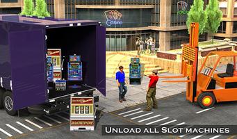 Jackpot Slot Machine Transporter Truck Drive Affiche