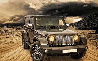 Off Road Jeep Hill Simulator الملصق