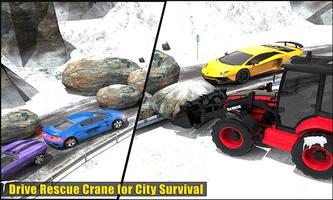 Snow Heavy Excavator Rescue Screenshot 2