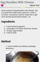 Egg Noodle Recipes Full capture d'écran 2