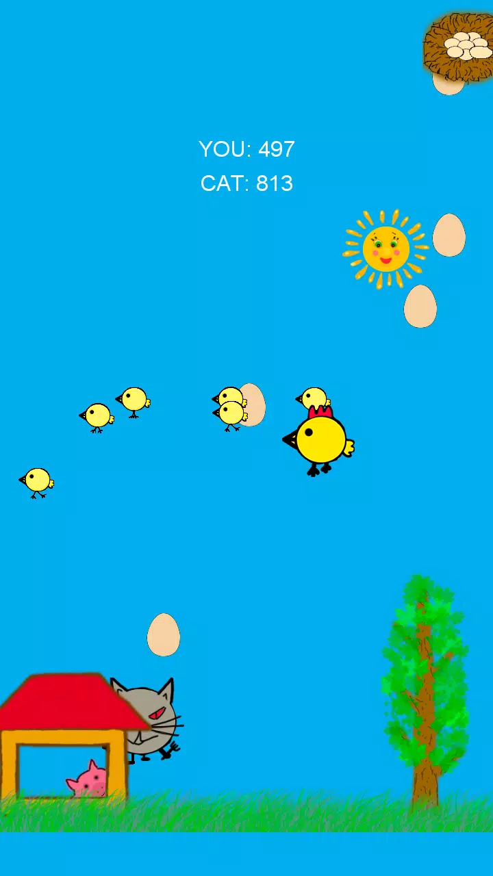 Download do APK de Galinha feliz poupa ovos - Peppa jogo favorito