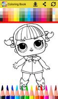 Surprise lool dolls coloring book poster