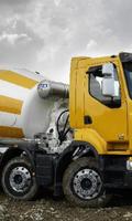 Concrete Mixer Truck Best Jigsaw Puzzles Affiche