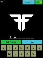 Угадай скейт лого (бренд) skateboarding logo quiz Affiche