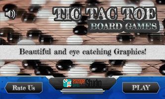 TIC TAC TOE Board Game الملصق