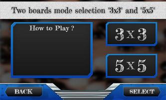 TIC TAC TOE Board Game capture d'écran 1