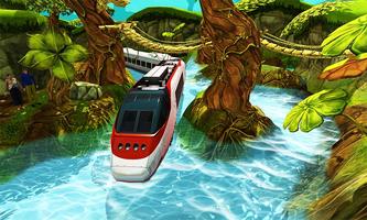 Water Surfer Bullet Train Game постер