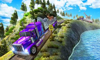 Zoo Animal Transport: Semi Cargo Truck screenshot 1