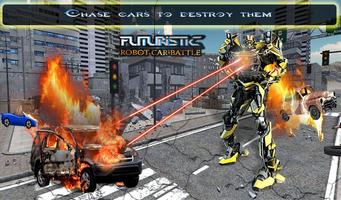 Futuristic Robot Car Battle capture d'écran 1
