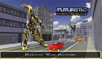 Futuristic Robot Car Battle capture d'écran 2