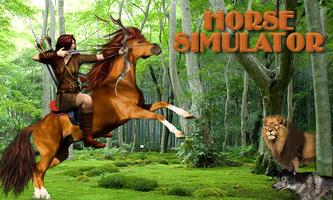Horse Riding and Hunting Game Affiche
