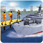 Jail Criminals-Prison Transport Sea Ship 아이콘