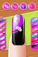 Nail Paint Salon Makeover : Girls Fashion Game पोस्टर