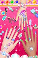 Nail Paint Salon Makeover : Girls Fashion Game captura de pantalla 1