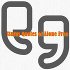 Status Quotes of Alone Free icon