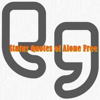 Status Quotes of Alone Free poster