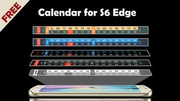Calendar for S6 Edge FREE Affiche