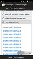 Cumhuriyet Dönemi Edebiyatı screenshot 1