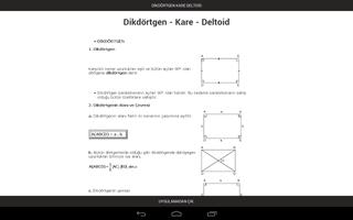 Dikdörtgen Kare Deltoid poster