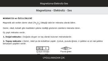 Magnetizma  Elektroliz  Ses পোস্টার