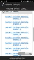 Tanzimat Edebiyatı Ekran Görüntüsü 1