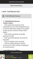 9.sınıf Tarih Konu Anlatımı ภาพหน้าจอ 2