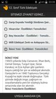 12. Sınıf Türk Edebiyatı screenshot 1