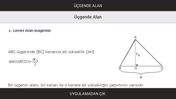 Üçgende Alan 포스터