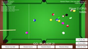 Billard Eight  Ball Pool game screenshot 1