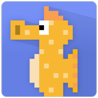 Hungry Seahorse - 8bit Retro Arcade Game أيقونة