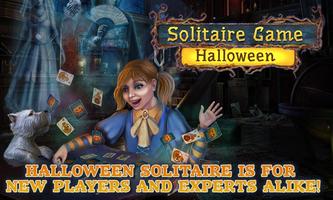 Solitaire Game.Halloween Free Plakat