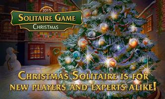 Solitaire Game. Christmas Free Cartaz