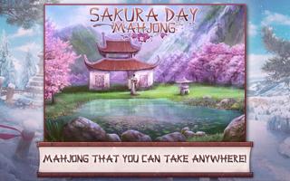Mahjong Sakura Day Free Affiche