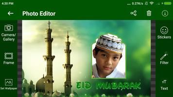Eid Mubarak Editor Classic Card Frame اسکرین شاٹ 3