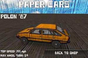 Paper Cars BETA capture d'écran 2