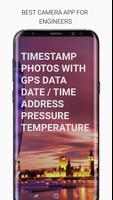 Timestamp - GPS Field Camera for Engineering Affiche