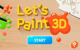 Let's Paint3D plakat