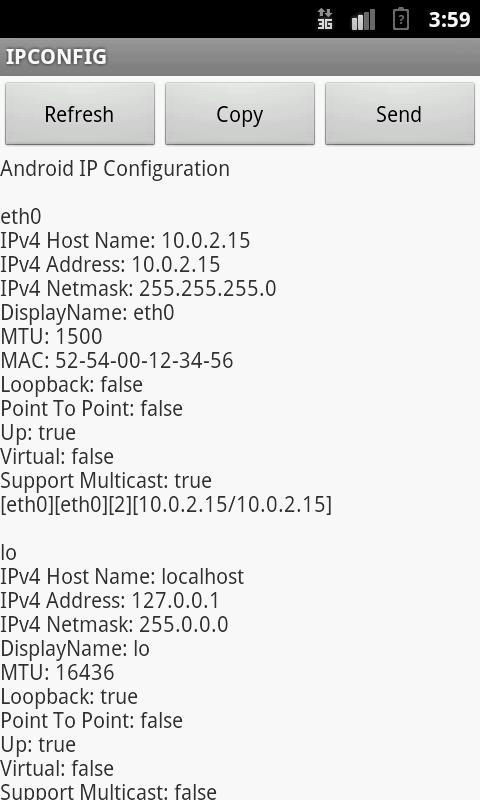 Android configuration
