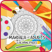 Mandala - adults coloring book