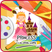 Kids coloring book Princess