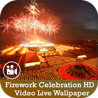 Firework Celebration HD Video Live Wallpaper icône