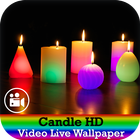 Candle HD Video Live Wallpaper icône