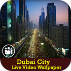 Dubai City  Live Video Wallpaper icône