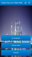 Dubai City  Live Video Wallpaper Affiche