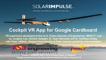 Solar Impulse Cockpit VR poster