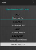 برنامه‌نما Direccionamiento IP / Subneteo عکس از صفحه