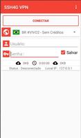 برنامه‌نما Bruno Net Movel - VPN e SSH عکس از صفحه