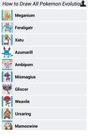How to Draw All Pokemon Evolution تصوير الشاشة 3