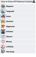 How to Draw All Pokemon Evolution تصوير الشاشة 2
