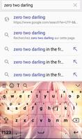 Keyboard For Zero two Darling capture d'écran 3